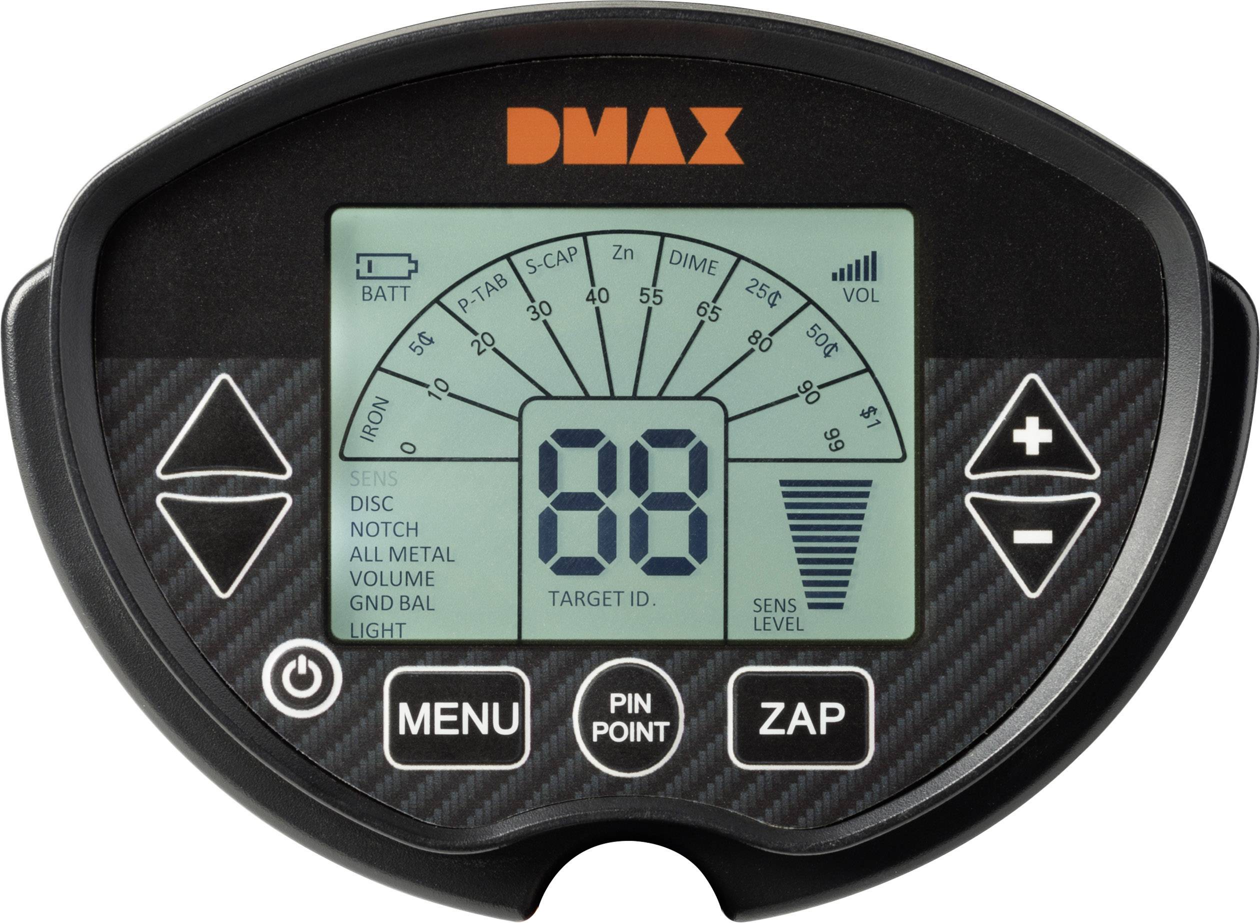 DMAX Pro Metalldetektor Suchtiefe (max.) 25 cm digital (LCD), akustisch 3320001-1