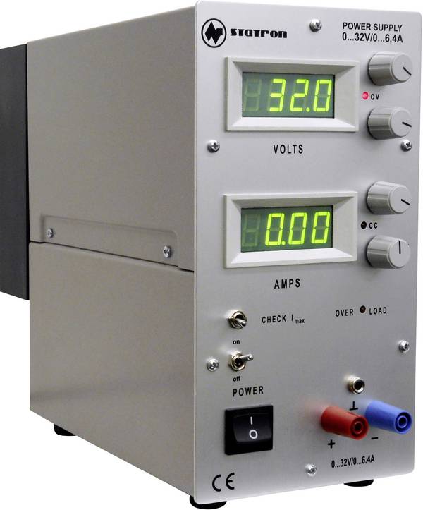 Statron 3231.10 Labornetzgerät, einstellbar 0 - 32 V 0 - 6.4 A 204.8 W Anzahl Ausgänge 1 x