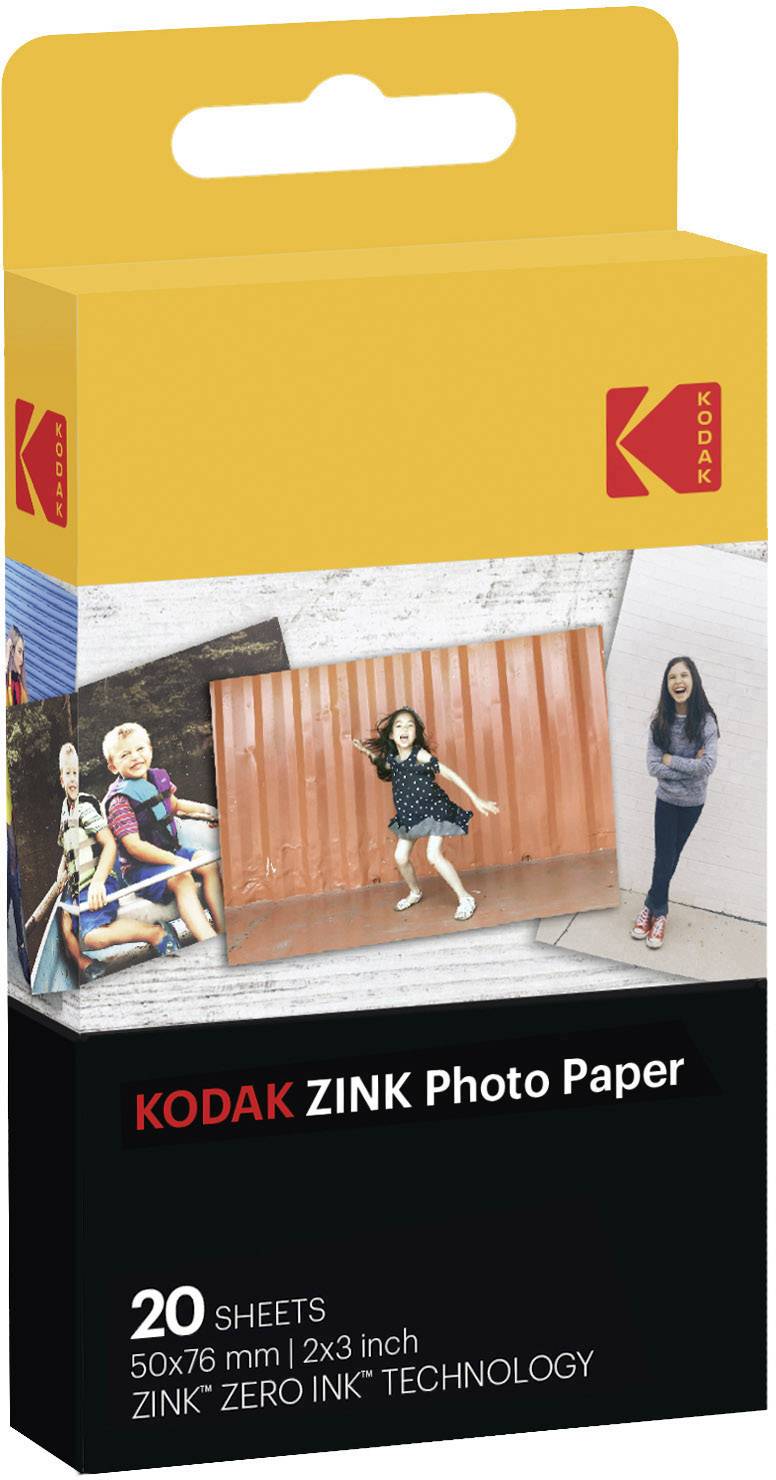 Kodak ZINK Papier 20er Pack Pellicola per stampe istantanee