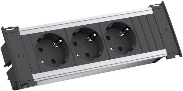 Bachmann 927000 4953473 3fach Steckdosen-Modul ohne Schalter