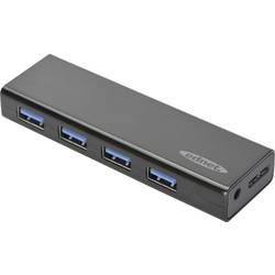 Image of ednet 85155 4 Port USB 3.2 Gen 1-Hub (USB 3.0) Schwarz