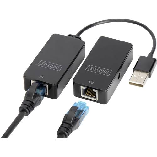 Digitus USB 2.0, Computer, Maus, Netzwerk, Notebook, Tastatur/Maus Adapter [1x USB 2.0 Buchse A, USB 2.0 Stecker A - 2x ...