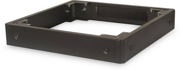 Digitus DN-19 PLINTH-6/6-B 19 Zoll  Netzwerkschrank-Sockel     Geeignet für Schranktiefe: 600 mm Schwarz (RAL 9005)