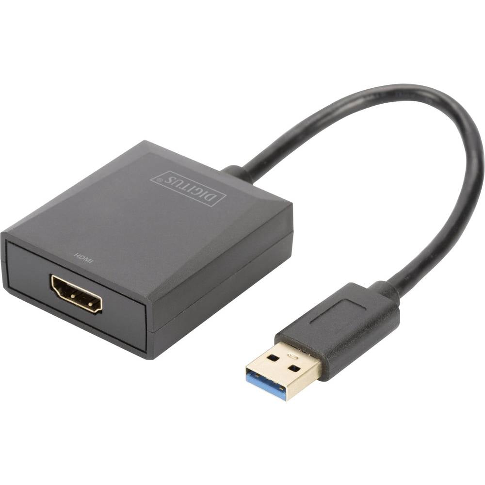 Digitus DA-70841 USB 3.0 HDMI Zwart kabeladapter-verloopstukje
