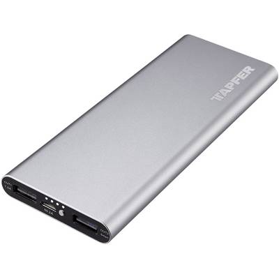 Tapfer TSP-8000 S Powerbank 8000 mAh LiPo Aluminium (Metallic)-0