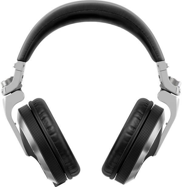 Pioneer DJ HDJ-X7-S  Over Ear Kopfhörer kabelgebunden Stereo Silber  Faltbar DJ