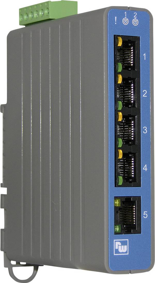 Wachendorff ETHSW50K Ethernet Switch, 5 Ports - ETHSW50K Industrial Ethernet Switch 10 / 100 MBit/s