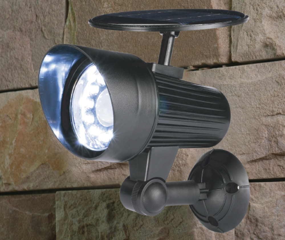 easymaxx Security SolarAußenstrahler mit Bewegungsmelder Security Plus