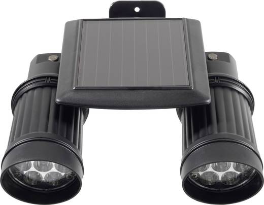 easymaxx Security SolarAußenstrahler mit Bewegungsmelder 08434 Schwarz