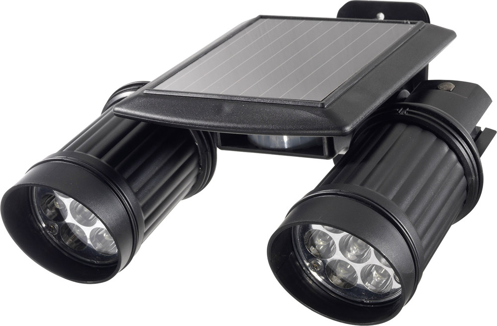 easymaxx Security SolarAußenstrahler mit Bewegungsmelder 08434 Schwarz