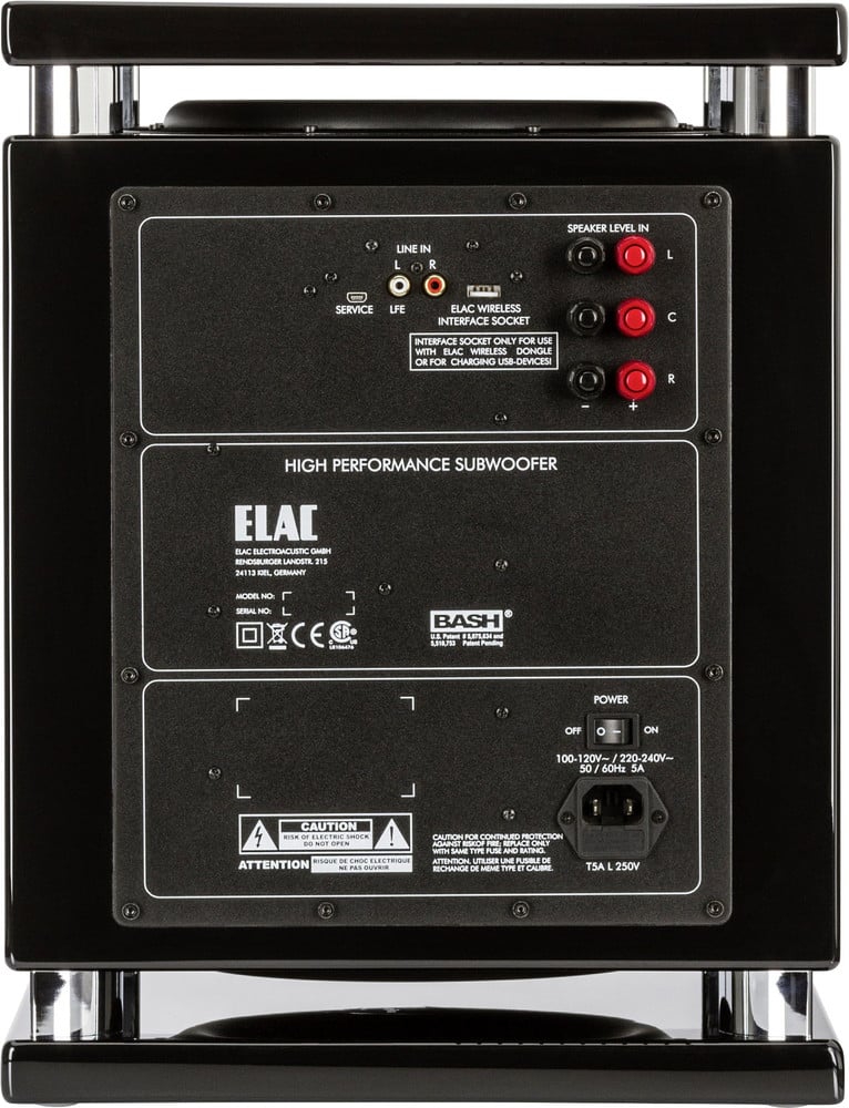 ELAC SUB 2070 HiFi Subwoofer Schwarz 40 150 Hz