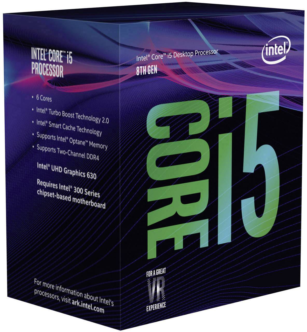 Intel Core i5 8400 - 2.8 GHz - 6 Kerne - 6 Threads - 9 MB Cache-Speicher - LGA1151 Socket-0
