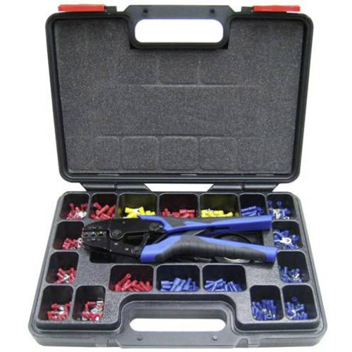 WKK 60318 Quetschverbinder-Sortiment 0.50 mm² 6 mm² Rot, Blau, Gelb 1 Set