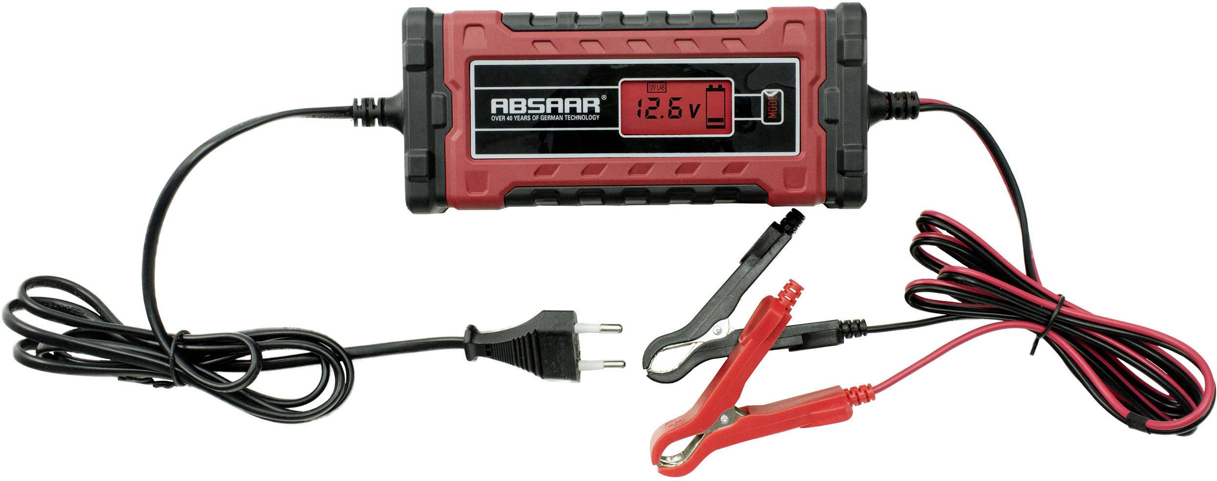 Absaar EVO 1.0 158000 Automatikladegerät 12 V, 6 V 1 A 1 A Absaar Batterie Ladegerät 612 Volt 4 Ampere