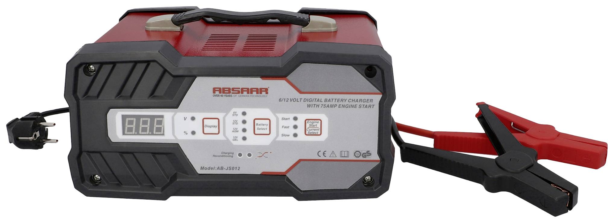 Absaar 158006 Automatikladegerät 12 V, 6 V 2 A 12 A Absaar 158006 Automatikladegerät 12 V, 6 V 2 A 12 A