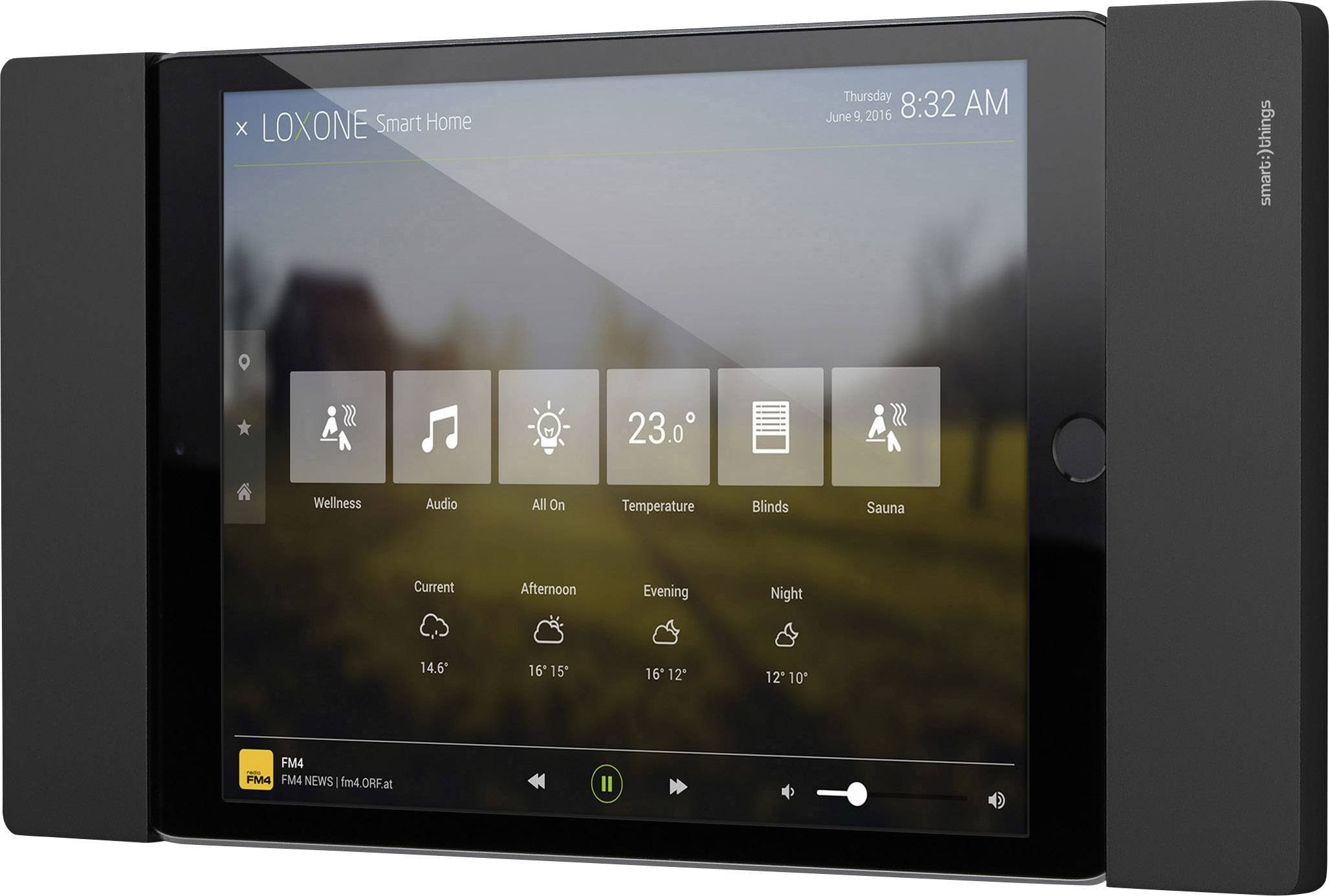 Smart Things s09 b iPad Wandhalterung Schwarz Passend für Apple-Modell: iPad mini 4, iPad mini (5. Generation)
