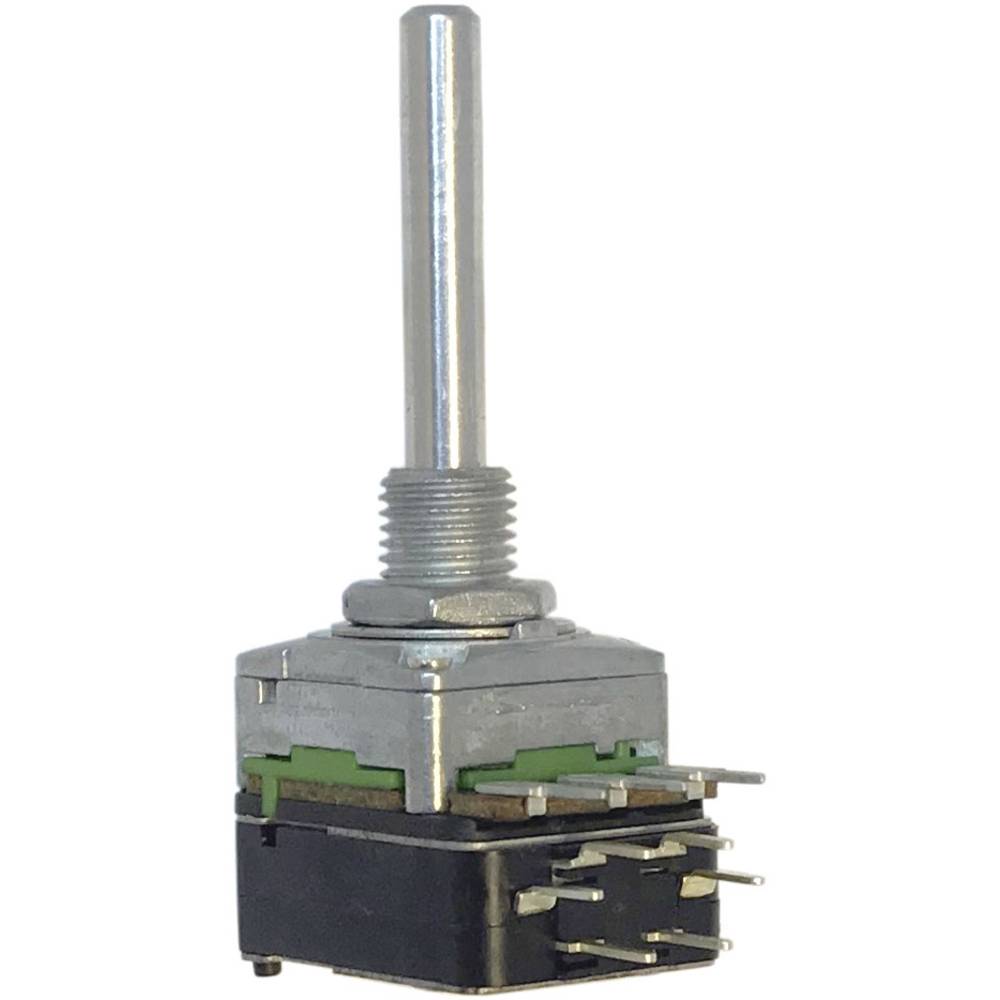 Potentiometer Service GmbH 63250-01402-5834-B5K Draaipotmeter 1-slag, Met druk-trekschakelaar Mono 0