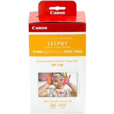 Canon Selphy Photo Pack RP-108 8568B001 Fotodrucker Kassette (Tinte/Papier)  108 Blatt kaufen