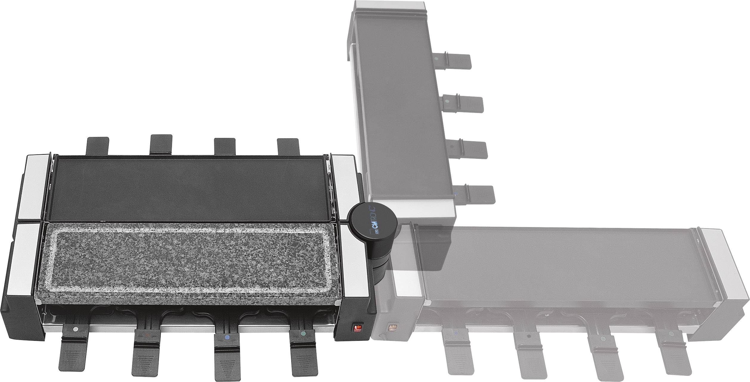 Bomann DA Raclette schwenkbar 8 Pfännchen CTC RG 3678 sw-2