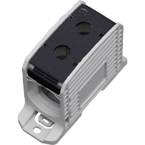 HoraeTec 087910-4-3 Reihenklemme PA Lichtgrau (RAL 7035), Schwarz 1polig 420 A, 340 A 600 V Leiter-Typ = L