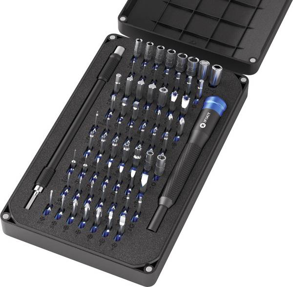 iFixit Mako Driver Kit 145299-4 Bit-Set Schlitz, Kreuzschlitz Phillips, Innen-Vierkant (Robertson), Innen-Sechsrund (TX), Innen-Dreikant, Gamebit, Außen-Sechskant, JIS, Tri-Wing, Sechsrund BO, Spanner, Pentalobe