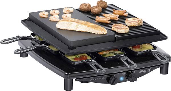 Steba RC 4 plus deluxe - Raclette/Grill/Heißer Stein