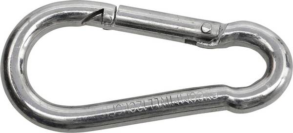 SWG 680 154 881 80 Feuerwehrkarabinerhaken Stahl 8 x 80 mm  (L x B) 80 mm x 8 mm