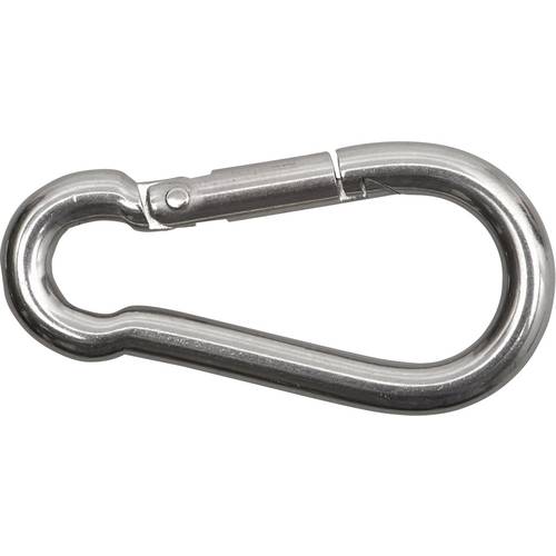 Thumbnail - SWG 680 304 006 80 Feuerwehrkarabinerhaken Edelstahl A4 (L x B) 60 mm x 6 mm