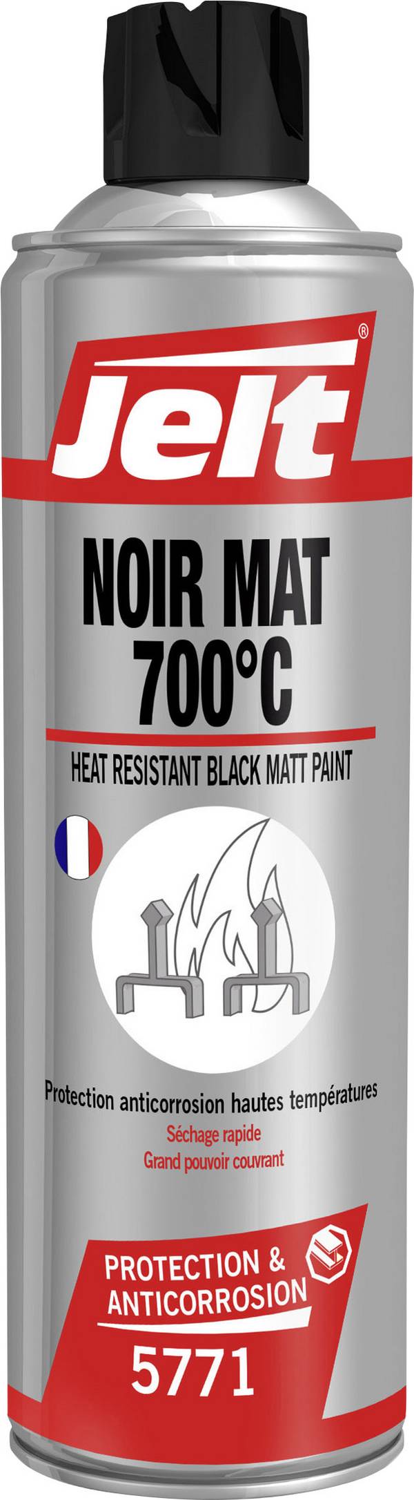 Jelt NOIR MAT 700°C 005771 Hochtemperaturlack  400 ml