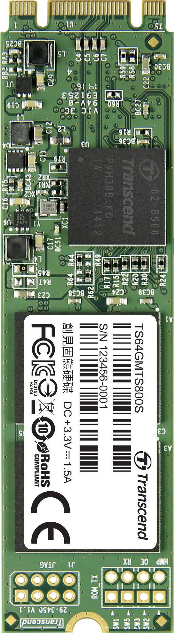 Transcend MTS800 - 64 GB SSD - intern - M.2 2280-0