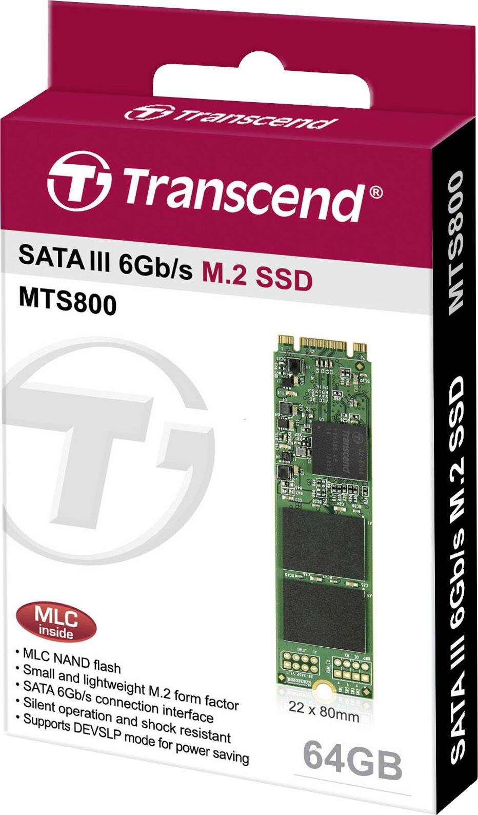 Transcend MTS800 - 64 GB SSD - intern - M.2 2280-1