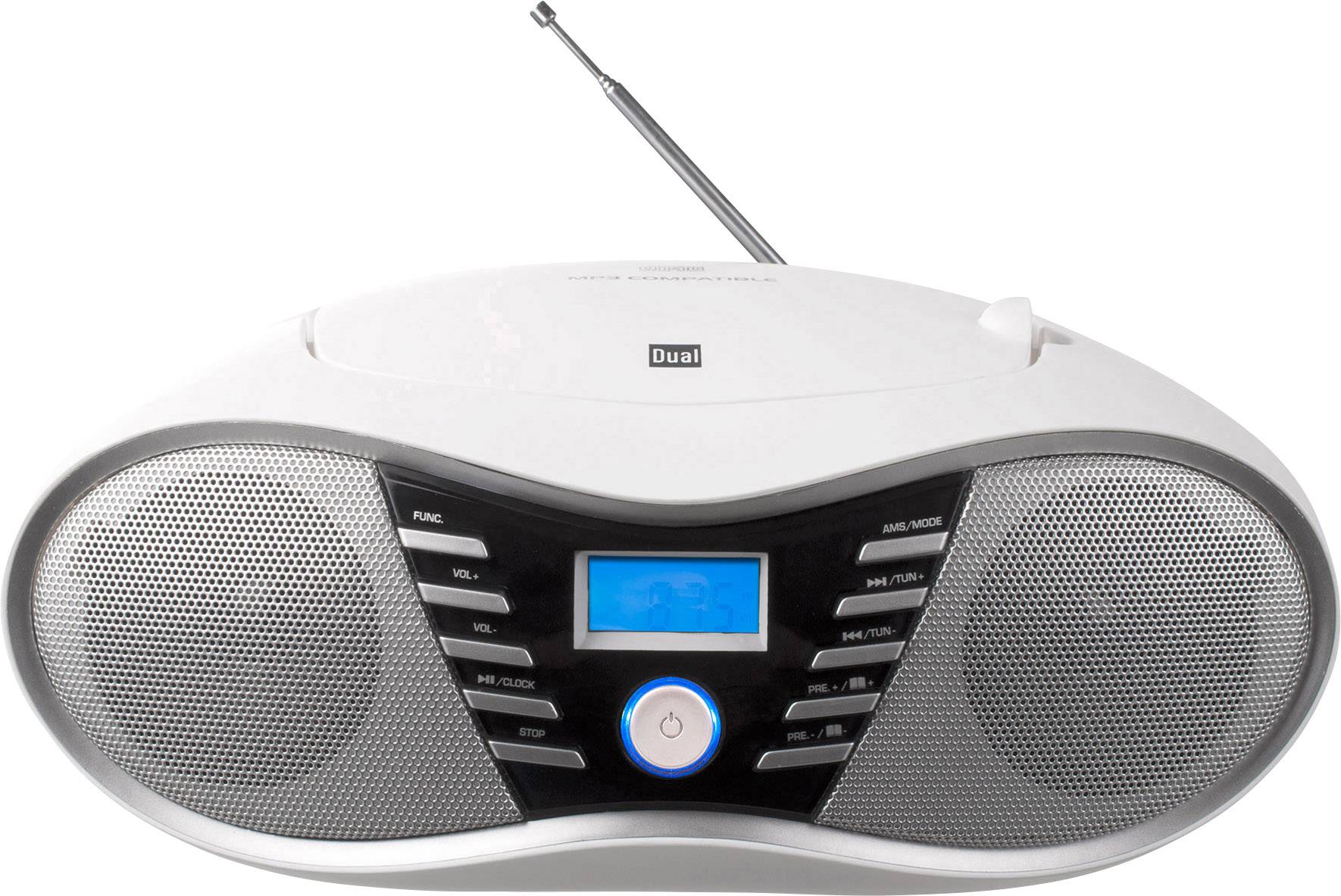 Dual P 60 BT  UKW AUX, Bluetooth®, USB   Weiß-1