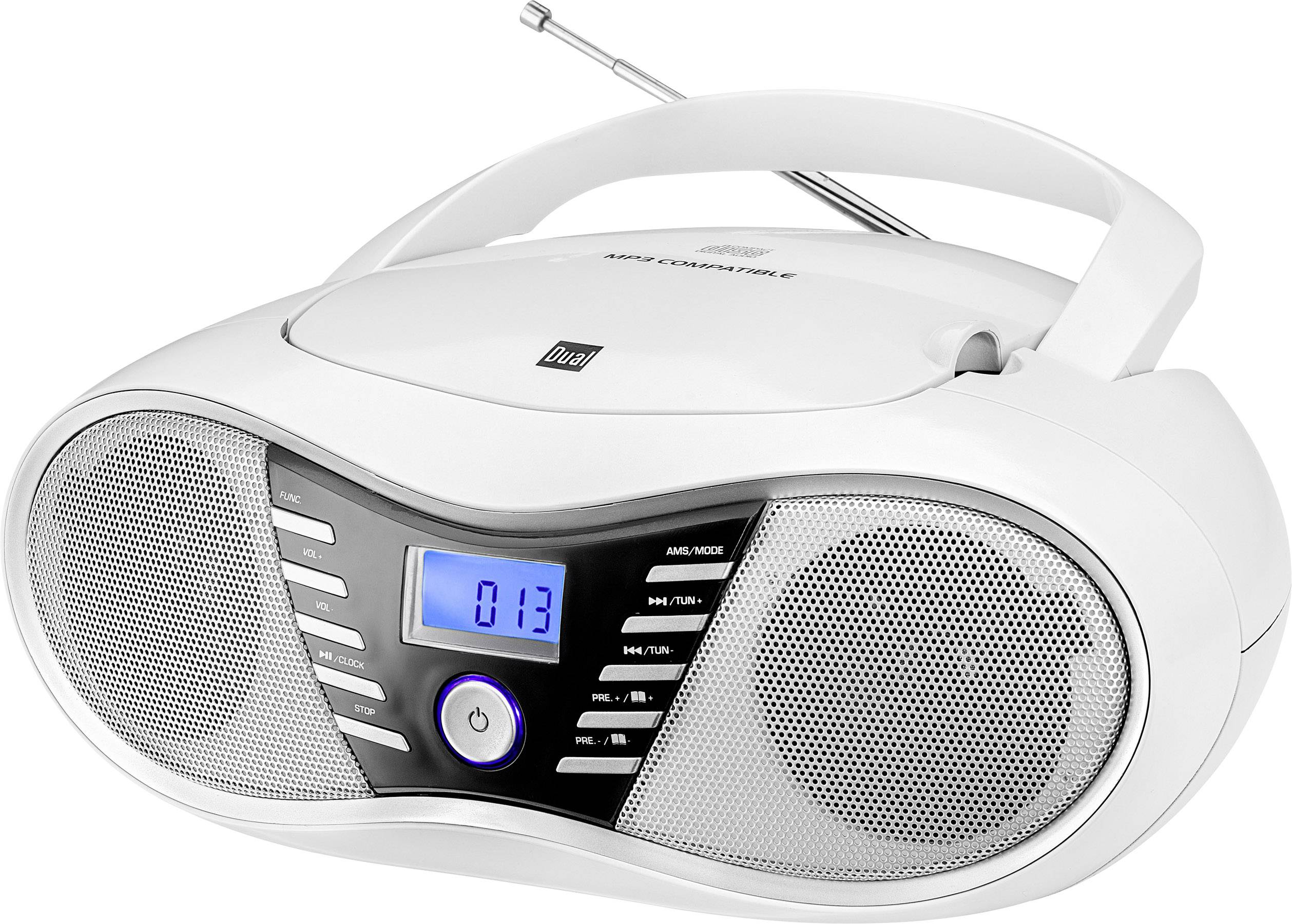 Dual P 60 BT  UKW AUX, Bluetooth®, USB   Weiß-0