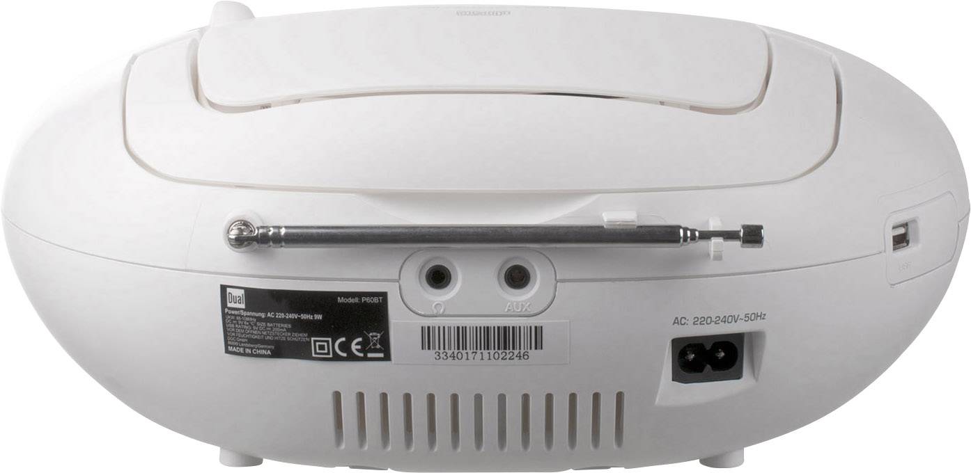 Dual P 60 BT  UKW AUX, Bluetooth®, USB   Weiß-4