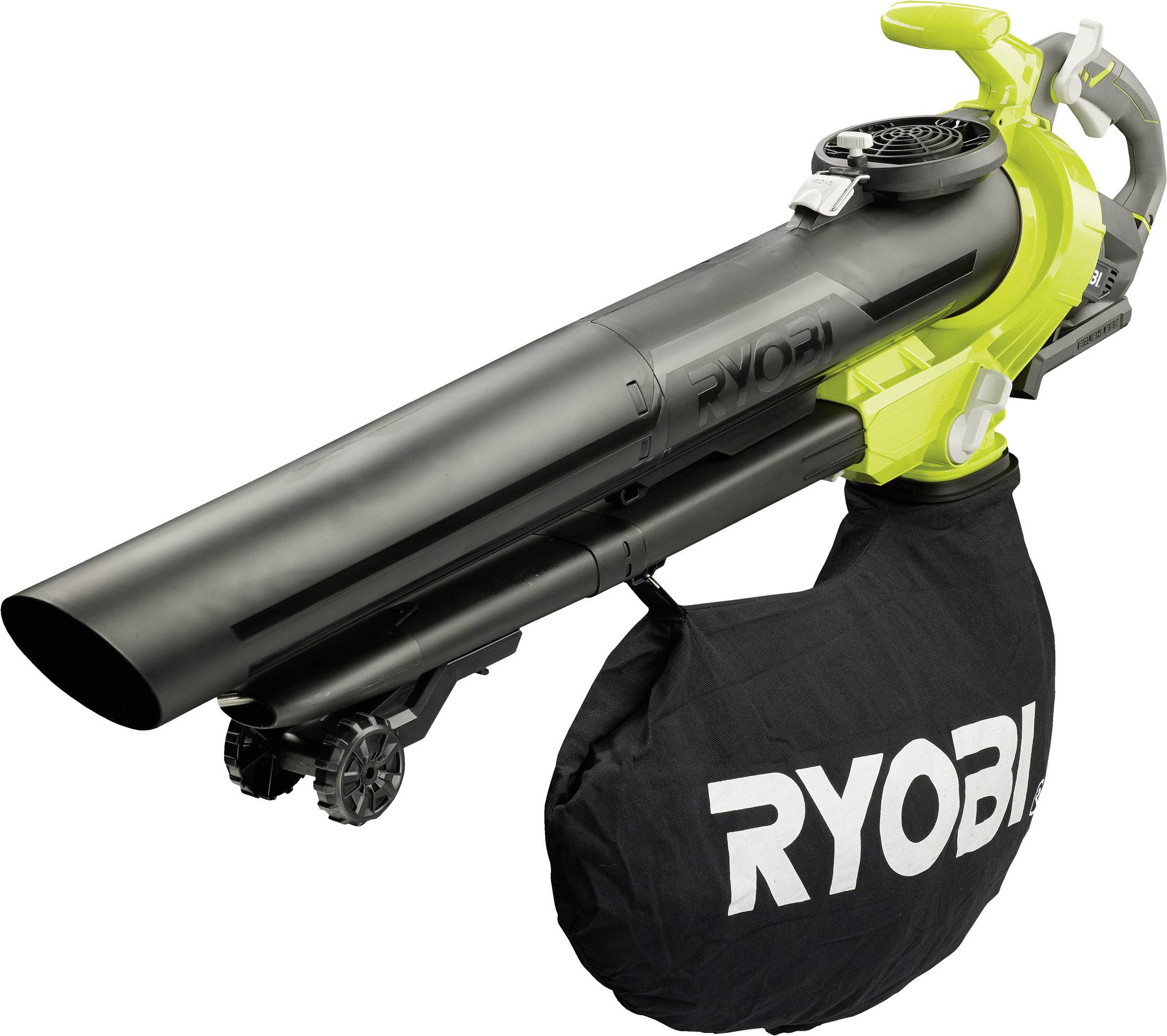 Ryobi RBV36B Akku Laubbläser, Laubhäcksler, Laubsauger fahrbar, ohne