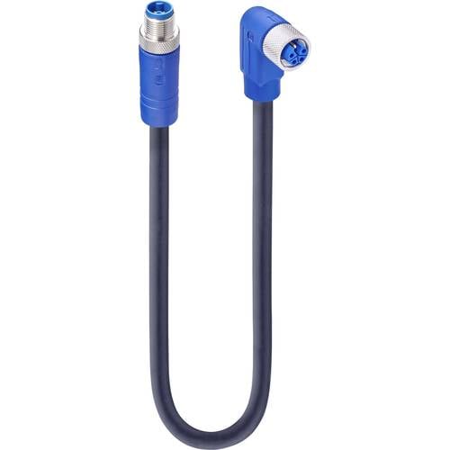 Lumberg Automation 934853049-1 Sensor-/Aktor-Steckverbinder, konfektioniert M12 Stecker, gerade, Kupplung, gewinkelt 2.0...