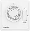 Suevia SU280440 Unterputz-Zeitschaltuhr analog Wochenprogramm 2200 W IP20 EIN/AUTO/AUS-Programm