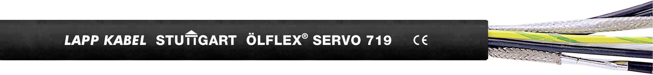 LAPP ÖLFLEX® SERVO 719 Servoleitung 7 G 2.50 mm² + 2 x 0.75 mm² Schwarz 1020064/500 500 m