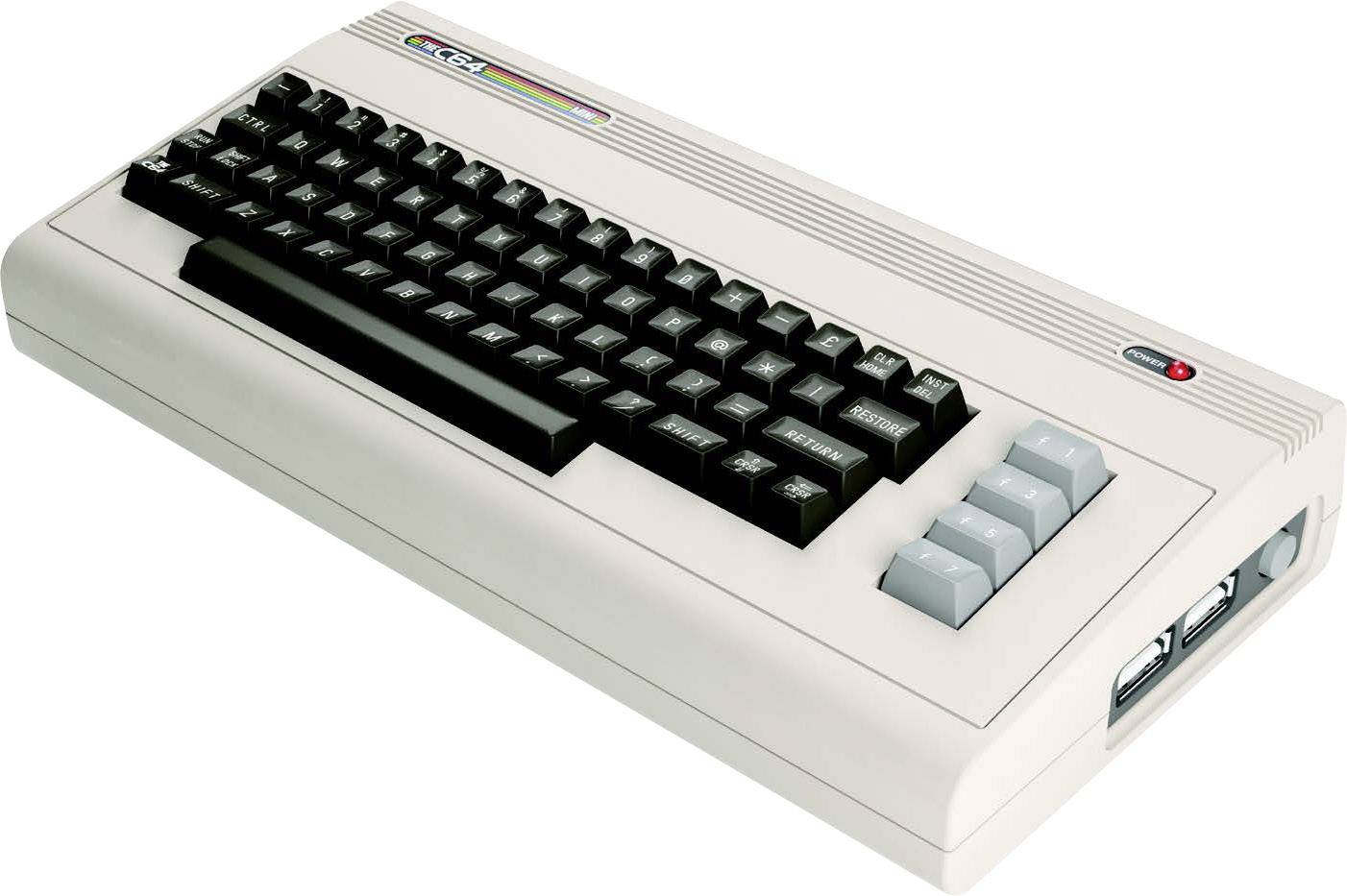 Retro Games The C64 mini Retro Konsole Grau inkl. installierte Spiele-0