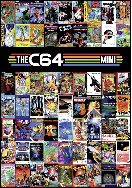 Retro Games The C64 mini Retro Konsole Grau inkl. installierte Spiele-1