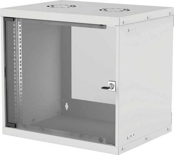 Intellinet Basic Line 9HE 19 Zoll Wandgehäuse (B x H x T) 540 x 487 x 400 mm 9 HE Lichtgrau (RAL 7035)