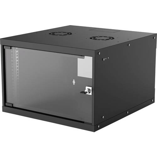 Intellinet Basic Line 6HE 19 Zoll Wandgehäuse (B x H x T) 540 x 353 x 560 mm 6 HE Schwarz (RAL 9005)