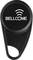 Ein schwarzer Schlüsselanhänger mit der Aufschrift 'BELLCOME' und einem Funksymbol darüber.