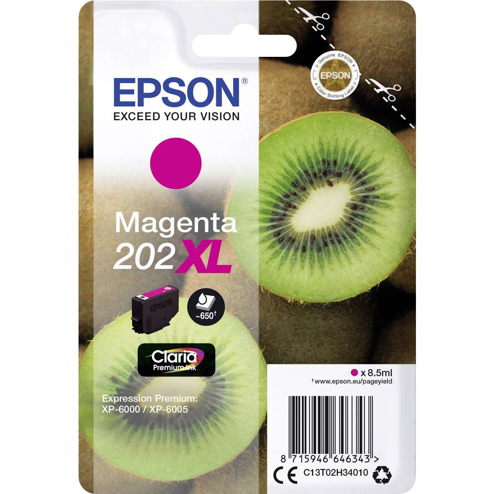 Epson 202XL 8.5ml 650pagina's Magenta inktcartridge