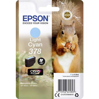 Epson Druckerpatrone T3785, 378 Original  Light Cyan C13T37854010