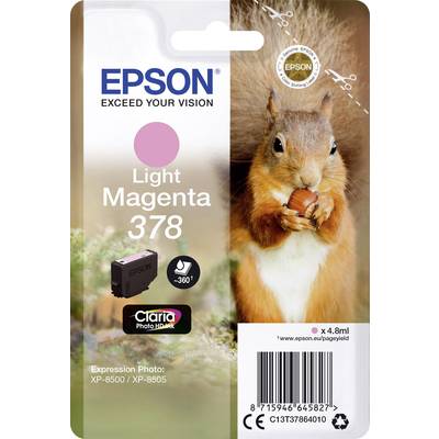 Epson Druckerpatrone T3786, 378 Original  Light Magenta C13T37864010