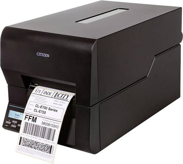 Citizen Electronics CL-E720 Etikettendrucker  Thermotransfer, Thermodirekt 203 x 203 dpi Etikettenbreite (max.): 118 mm USB, LAN