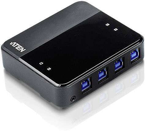 ATEN US434 USB 3.0-Peripheriegeräte-Switch mit 4Ports-0