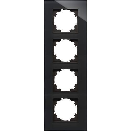 Kopp 4fach Rahmen Abdeckung HK 07, ATHENIS Anthrazit (glänzend) 406605001 1 St.