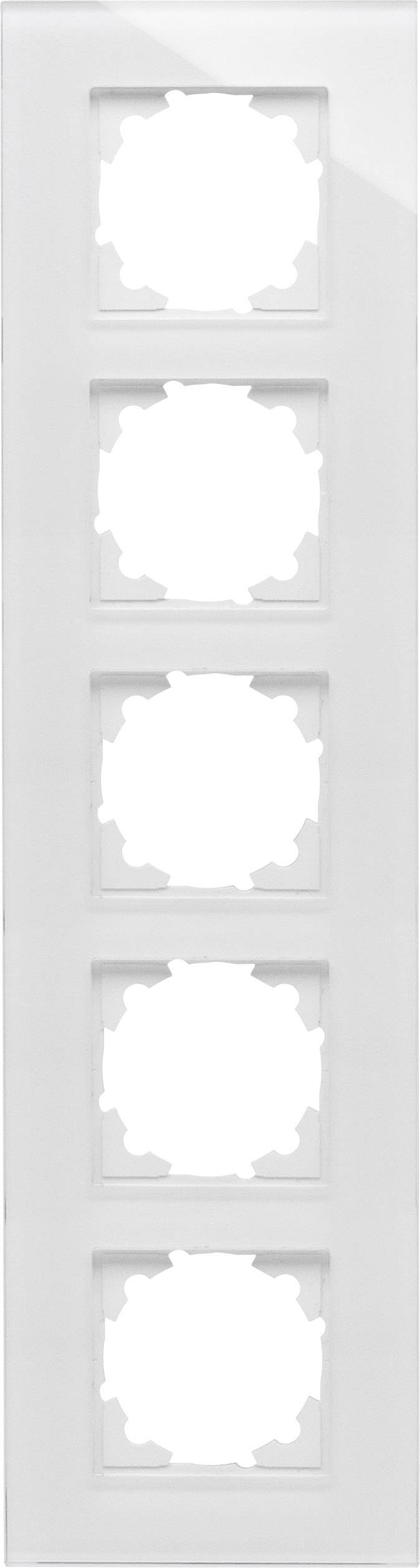 Kopp 5fach Rahmen Abdeckung HK 07, ATHENIS Weiß (glänzend) 406702001 kaufen